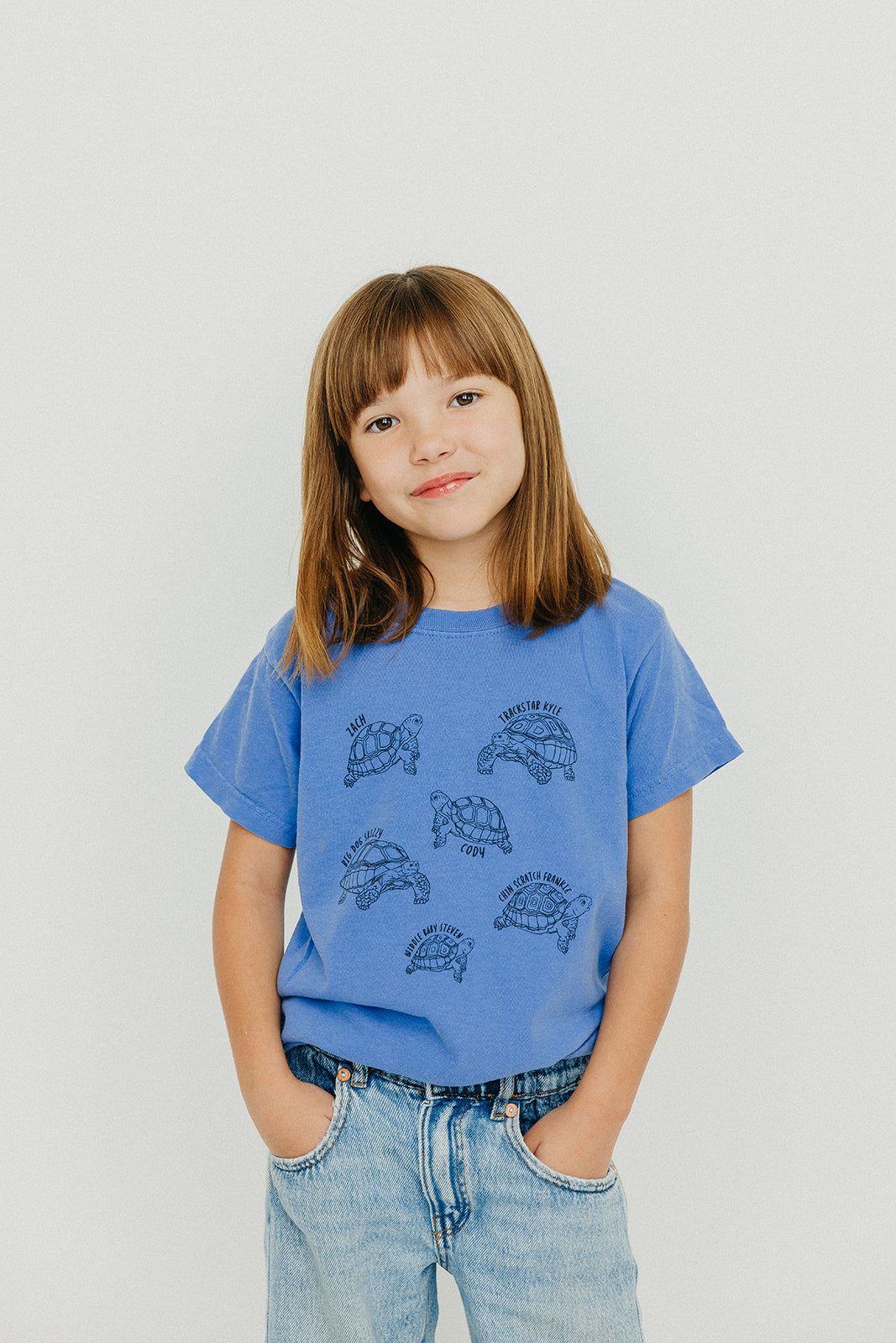 Kids Blue Tortoise T-Shirt