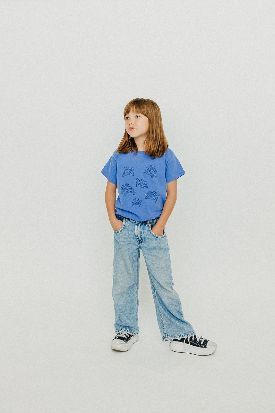 Kids Blue Tortoise T-Shirt