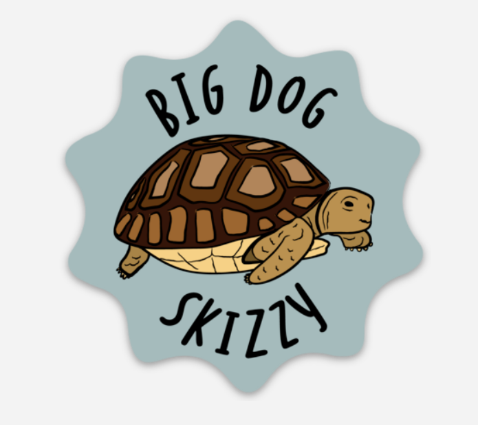 Wavy Big Dog Skizzy sticker