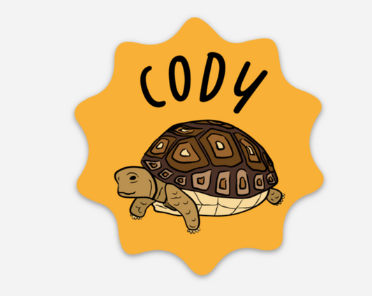 Wavy Cody sticker