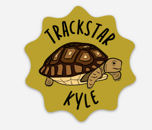 Wavy Trackstar Kyle Sticker